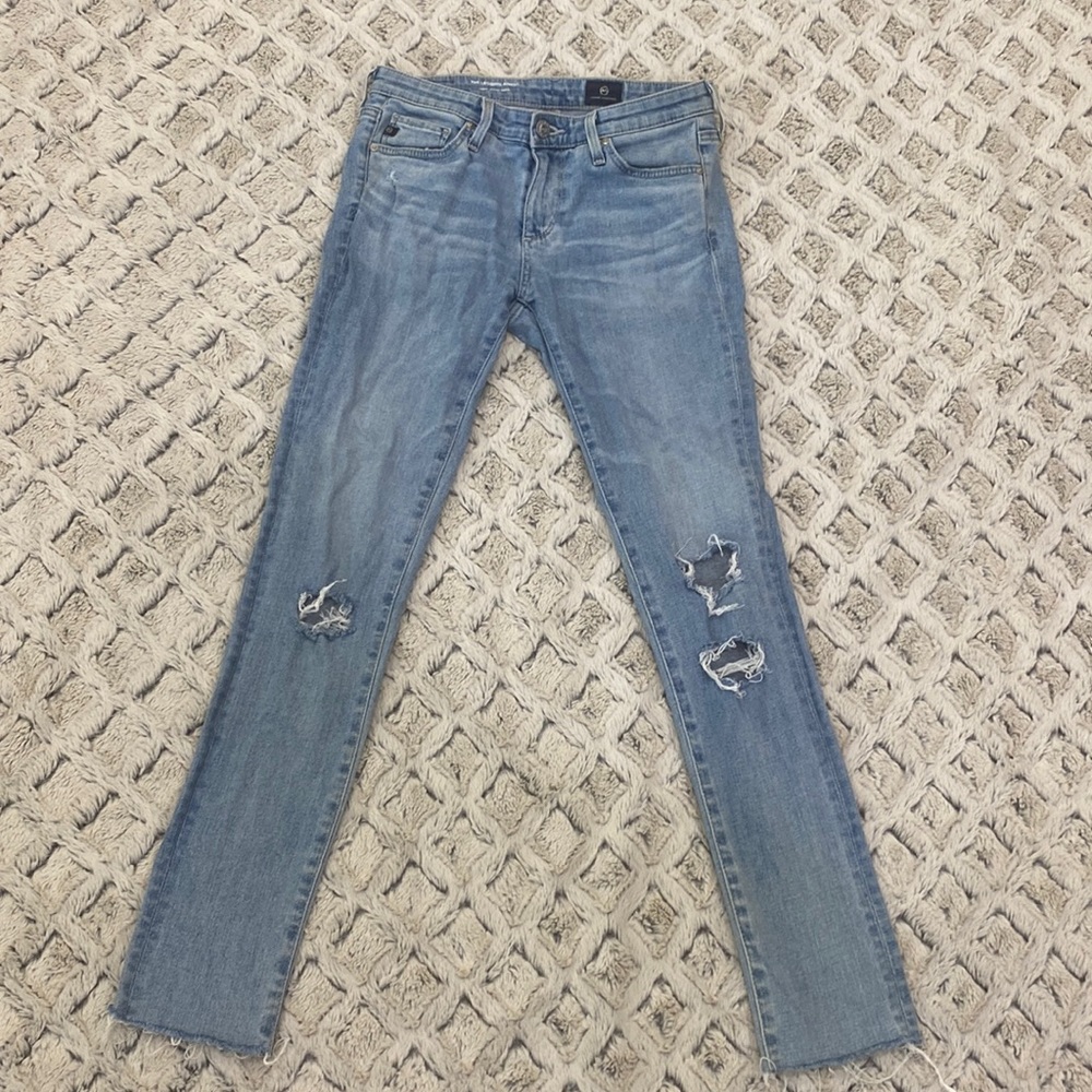 Adriano Goldschmied The Legging Ankle Super Skinny Jeans, Size 25R